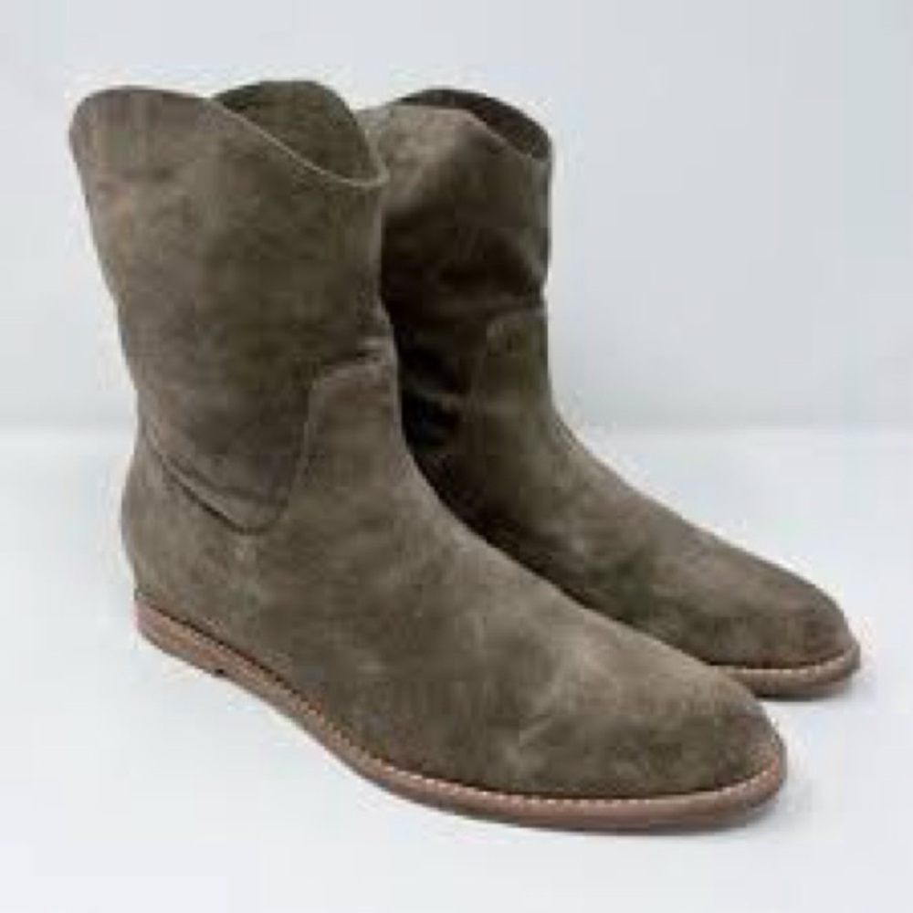VINCE Vince Boots Sinclair Leather Cowboy Western Boot Ankle Booties
